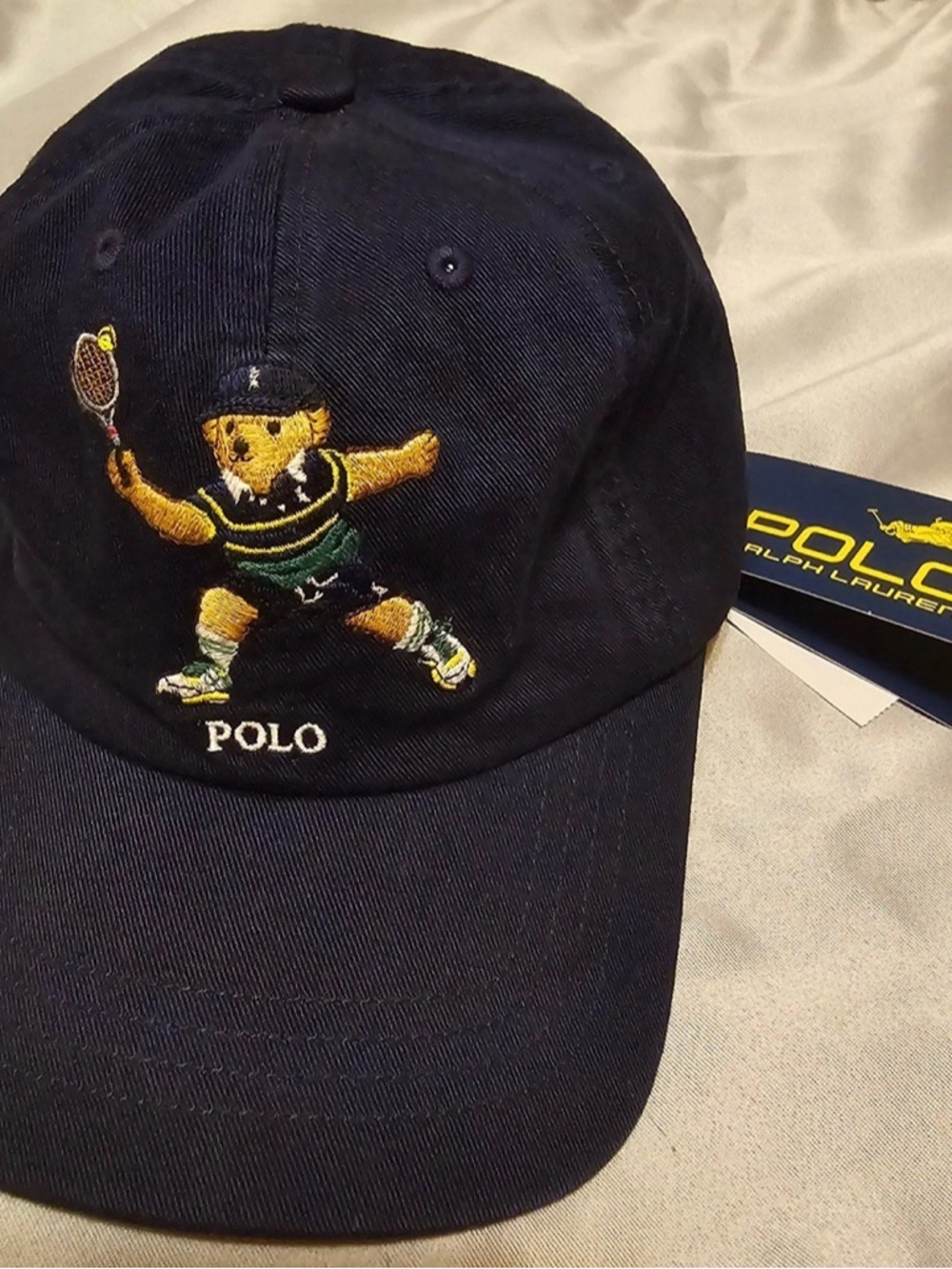 Boys US Open Tennis Polo Bear Hat by Polo Ralph Lauren (Rare)